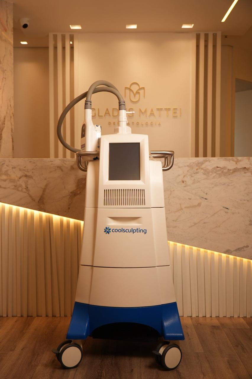 Equipamento CoolSculpting na Clínica Dra. Gladys Mattei